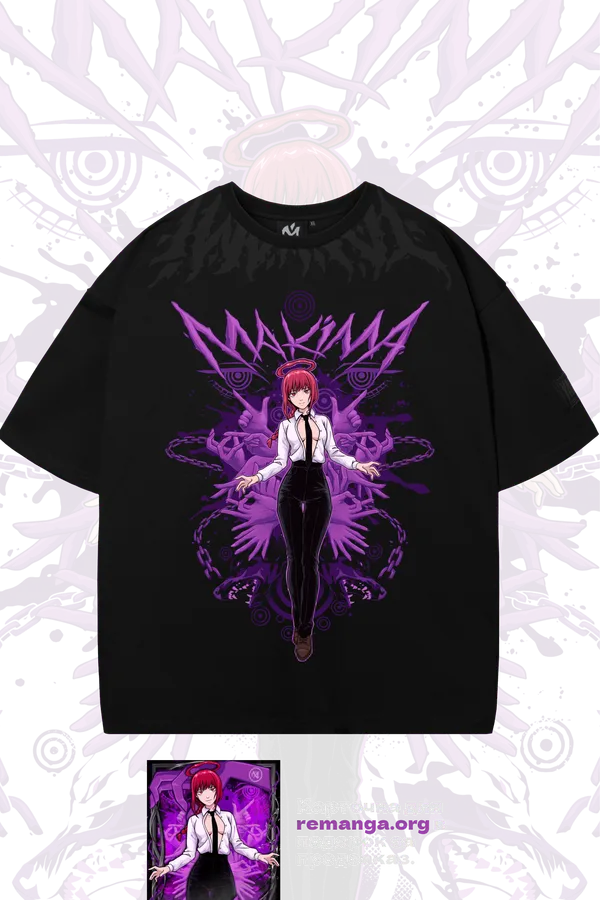 Оверсайз футболка Макима